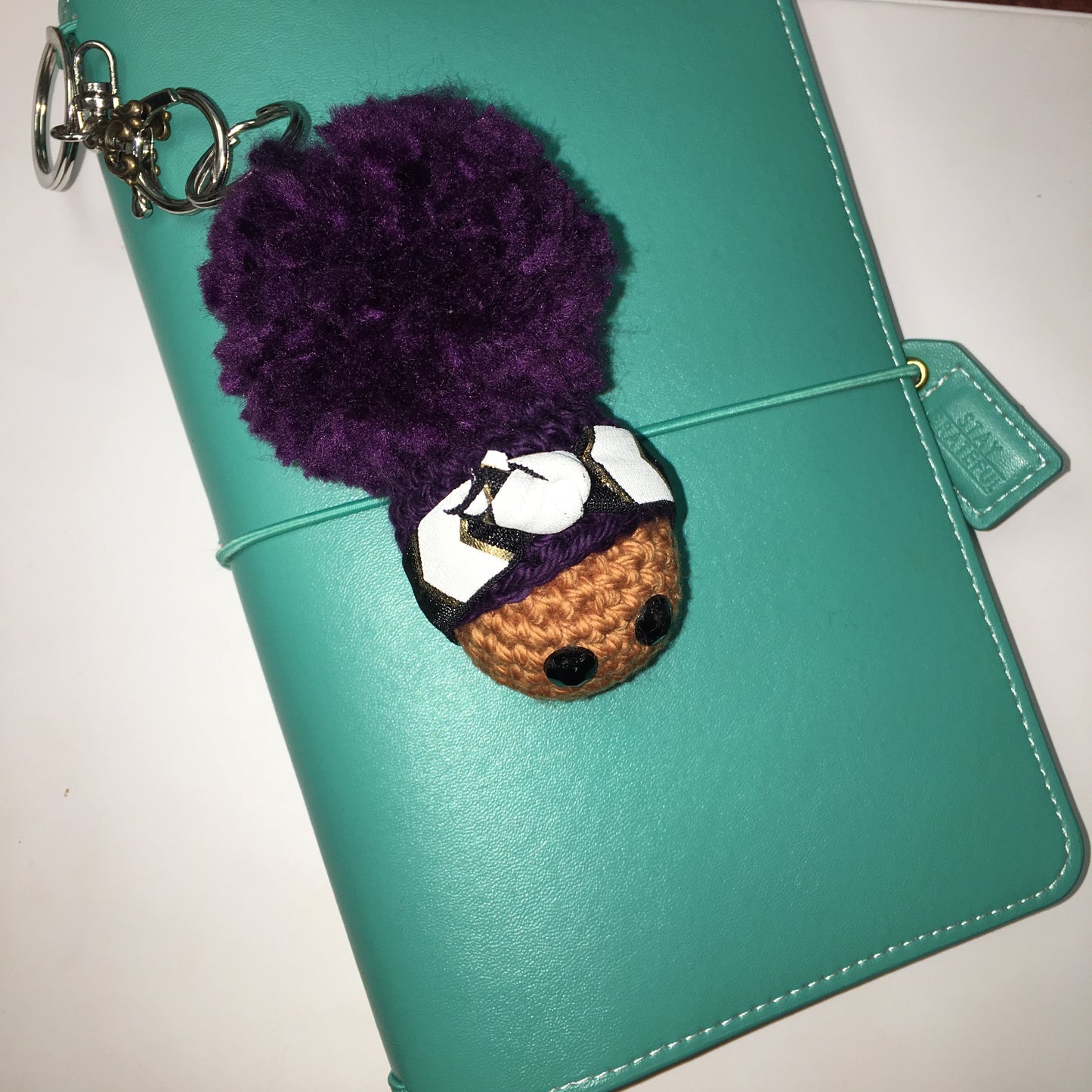 Afropuff Keychain