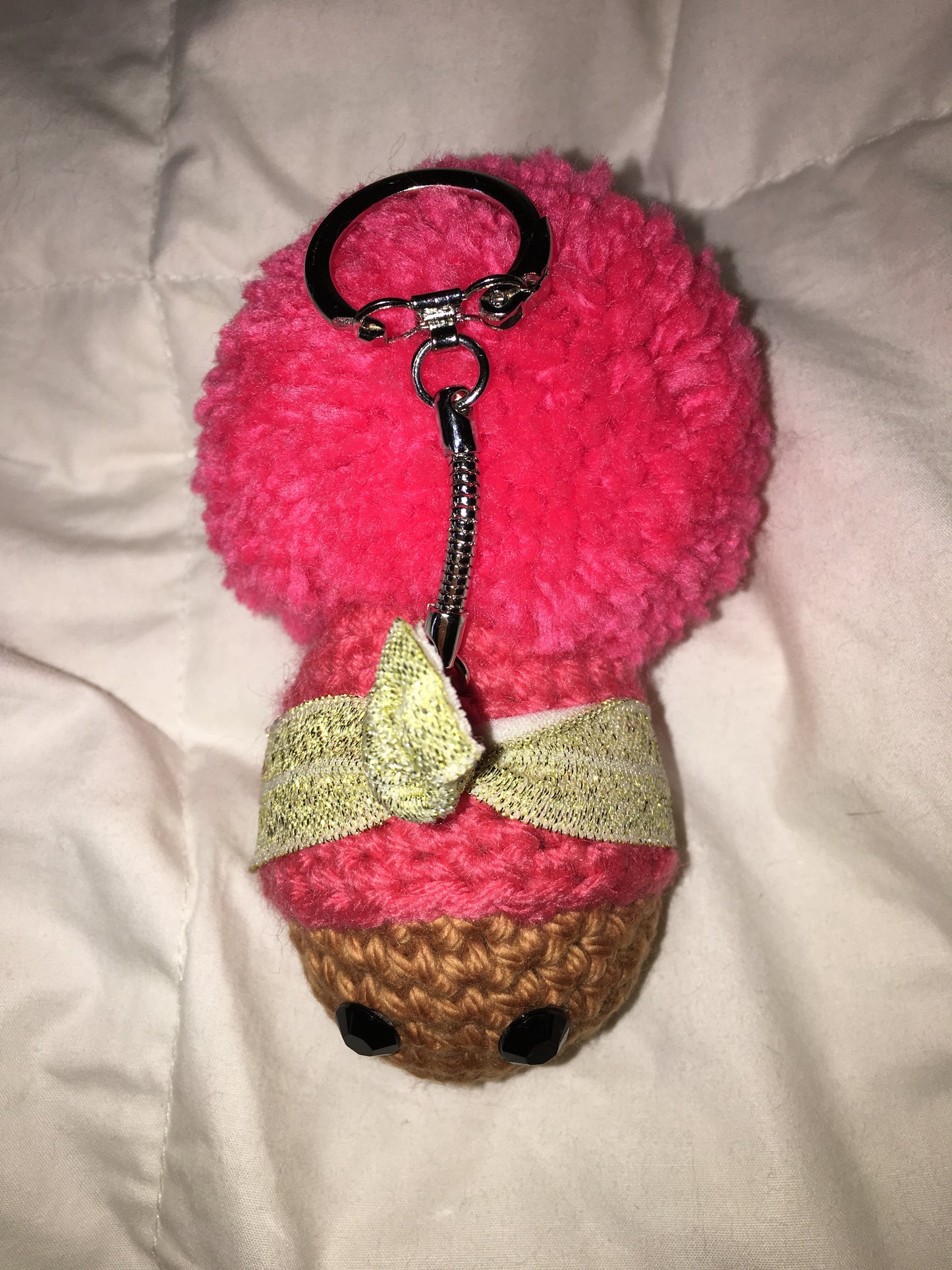 Afropuff Keychain