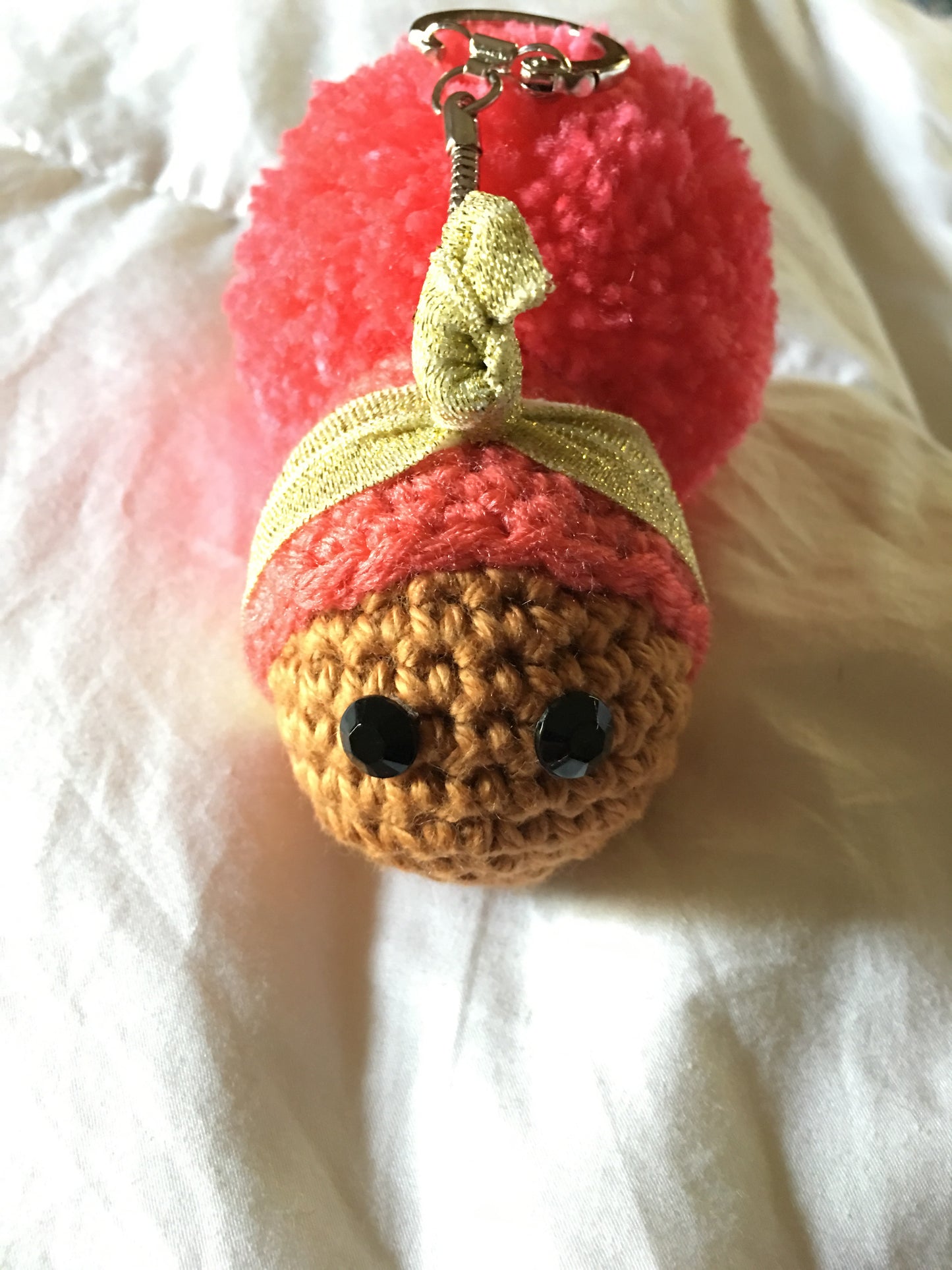 Afropuff Keychain