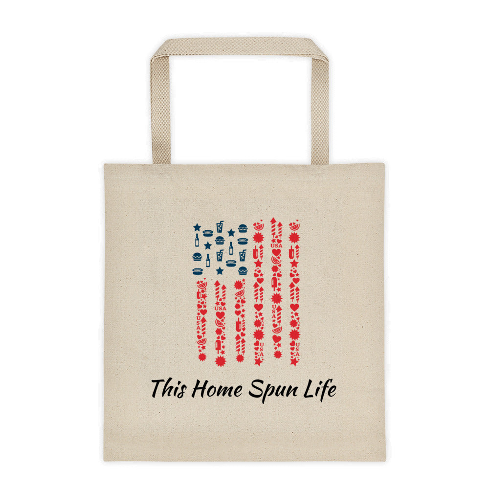 Canvas Tote bag - Happy 4th