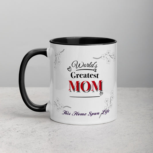 Mug with Color Inside - World's Greatest Mom