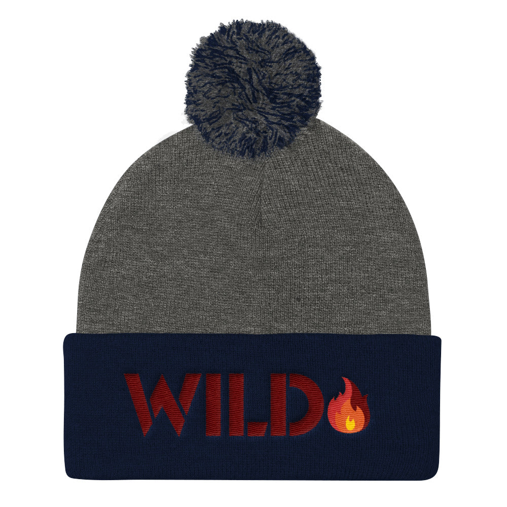 Pom Pom Beanie - Wild