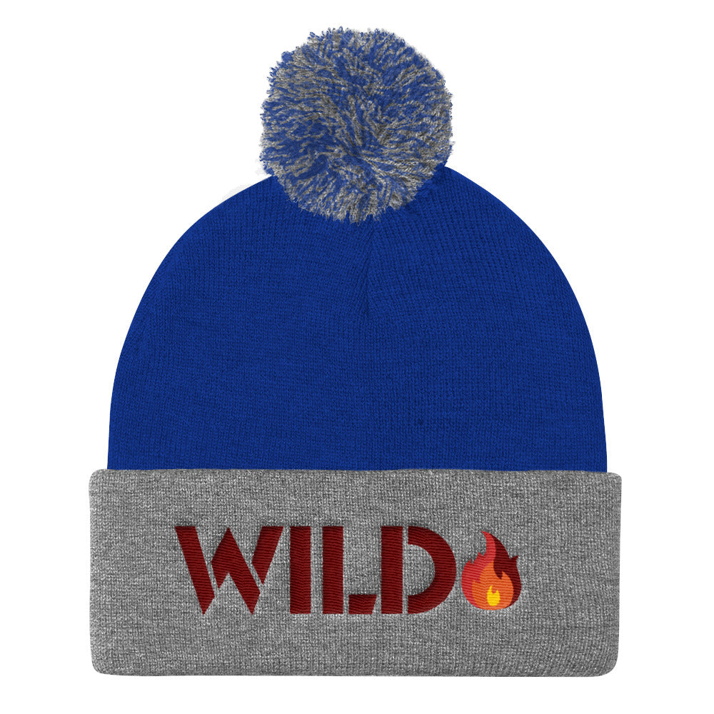 Pom Pom Beanie - Wild