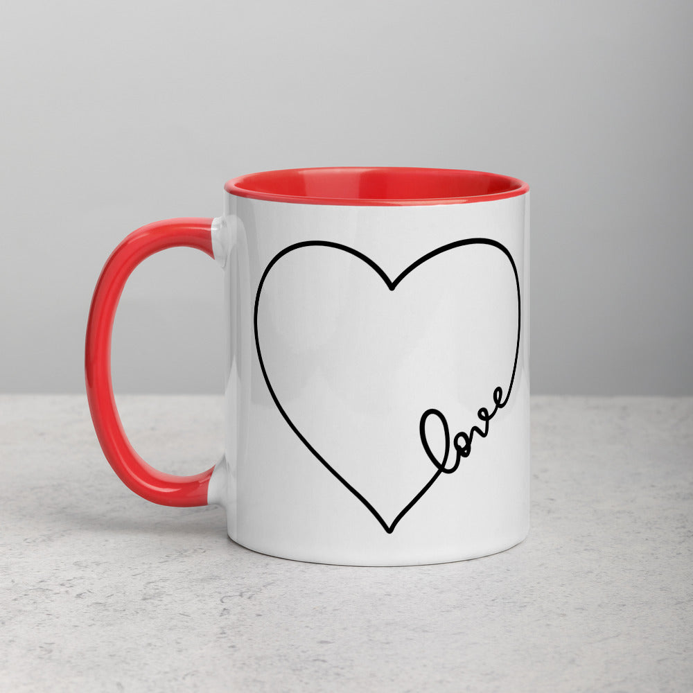 Mug with Color Inside - Galentine